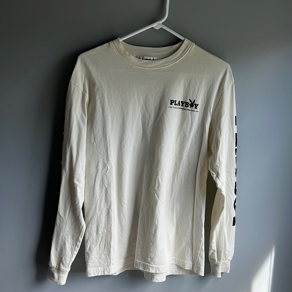 Men’s Nude Playboy Long Sleeve T Shirt - Picture 1 of 4